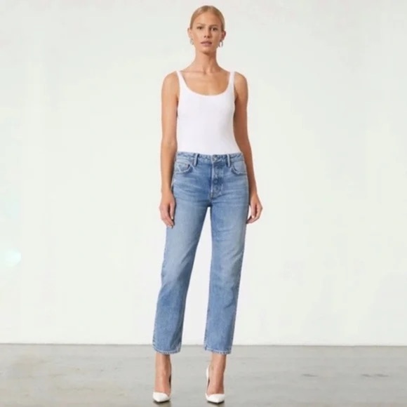 GRLFRND Denim - GRLFRND Helena Straight Leg Jeans